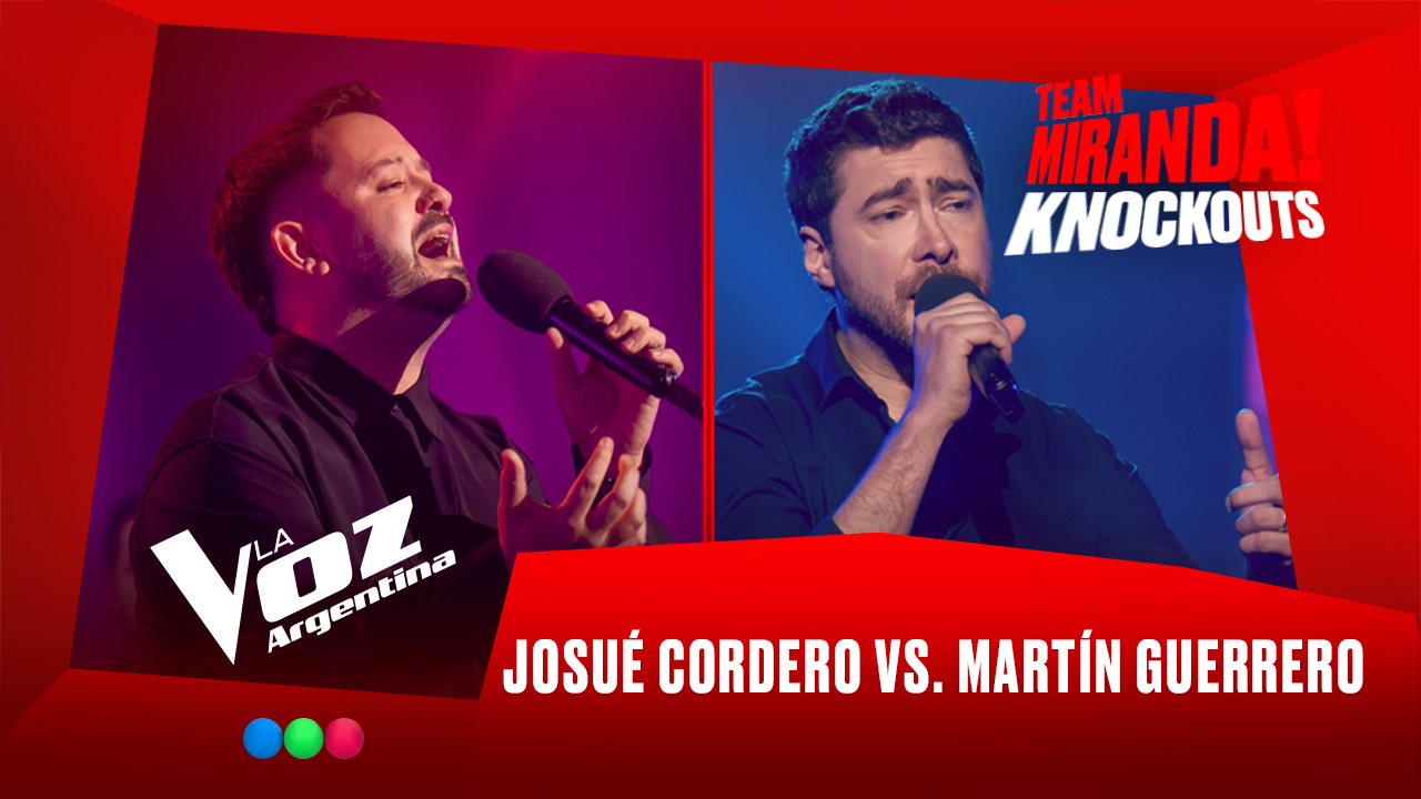 Josué Cordero vs. Martín Guerrero - Team Miranda! - Knockouts - La Voz Argentina 2025 | Knockouts 2025