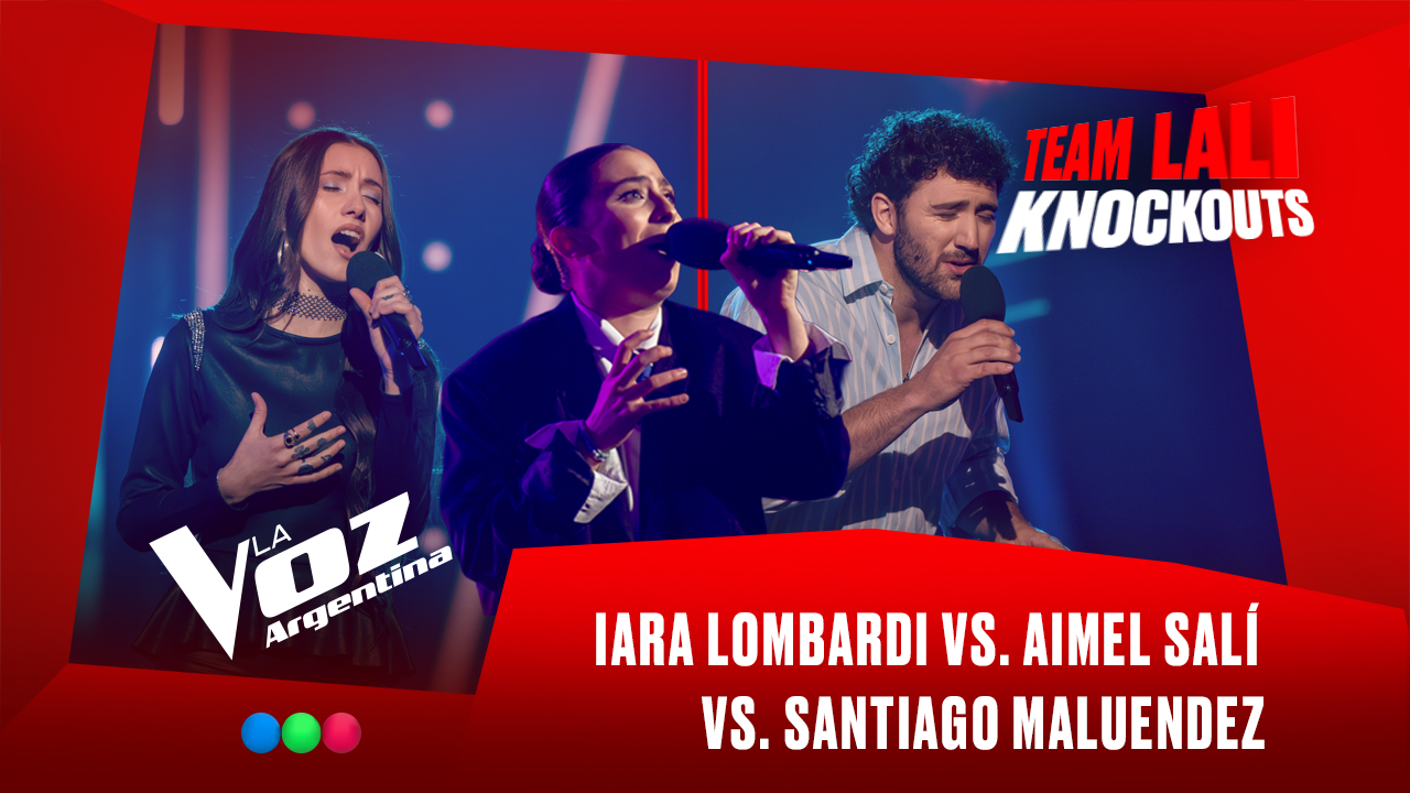 Iara Lombardi vs. Aimel Salí vs. Santiago Maluendez - Team Lali - Knockouts - La Voz Argentina 2025 | Knockouts 2025