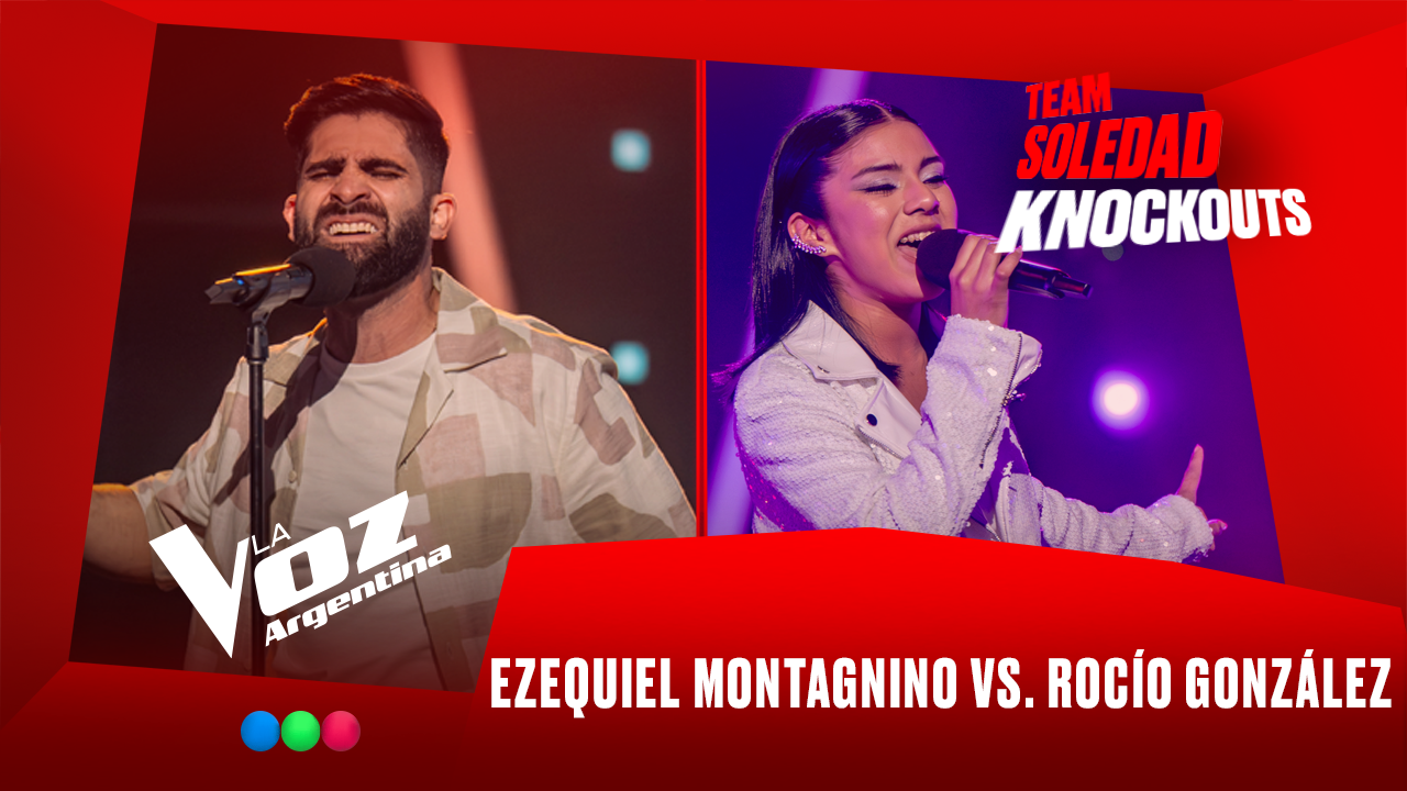 Ezequiel Montagnino vs. Rocío González - Team Soledad - Knockouts - La Voz Argentina 2025 | Knockouts 2025