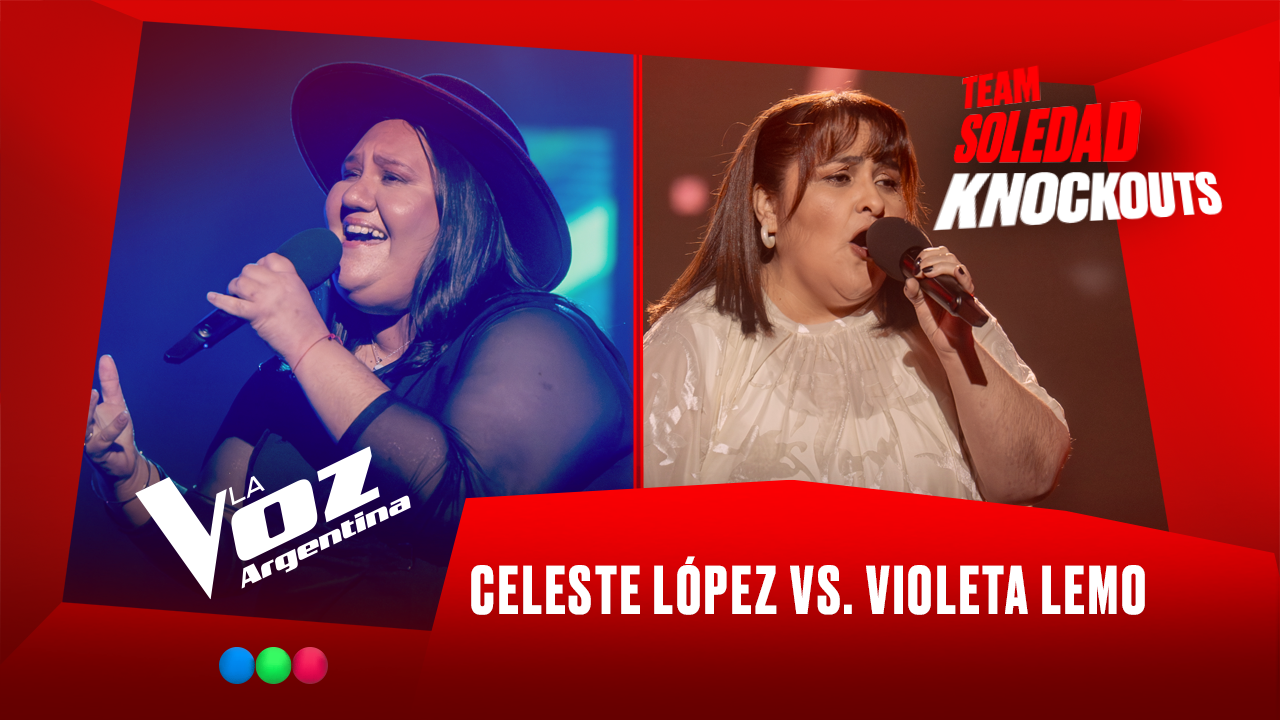 Celeste López vs. Violeta Lemo - Team Soledad - Knockouts - La Voz Argentina 2025 | Knockouts 2025