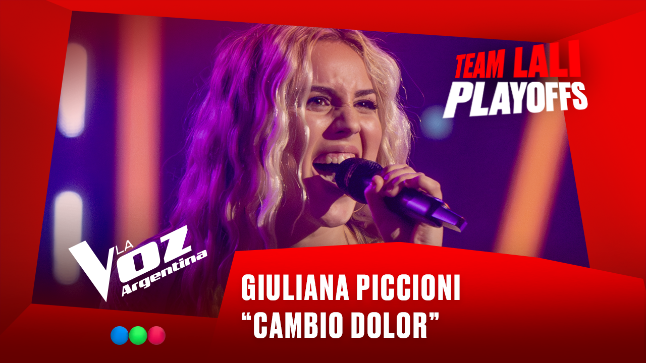 Giuliana Piccioni - “Cambio dolor” - Team Lali - Playoffs - La Voz Argentina 2025 | Playoffs 2025