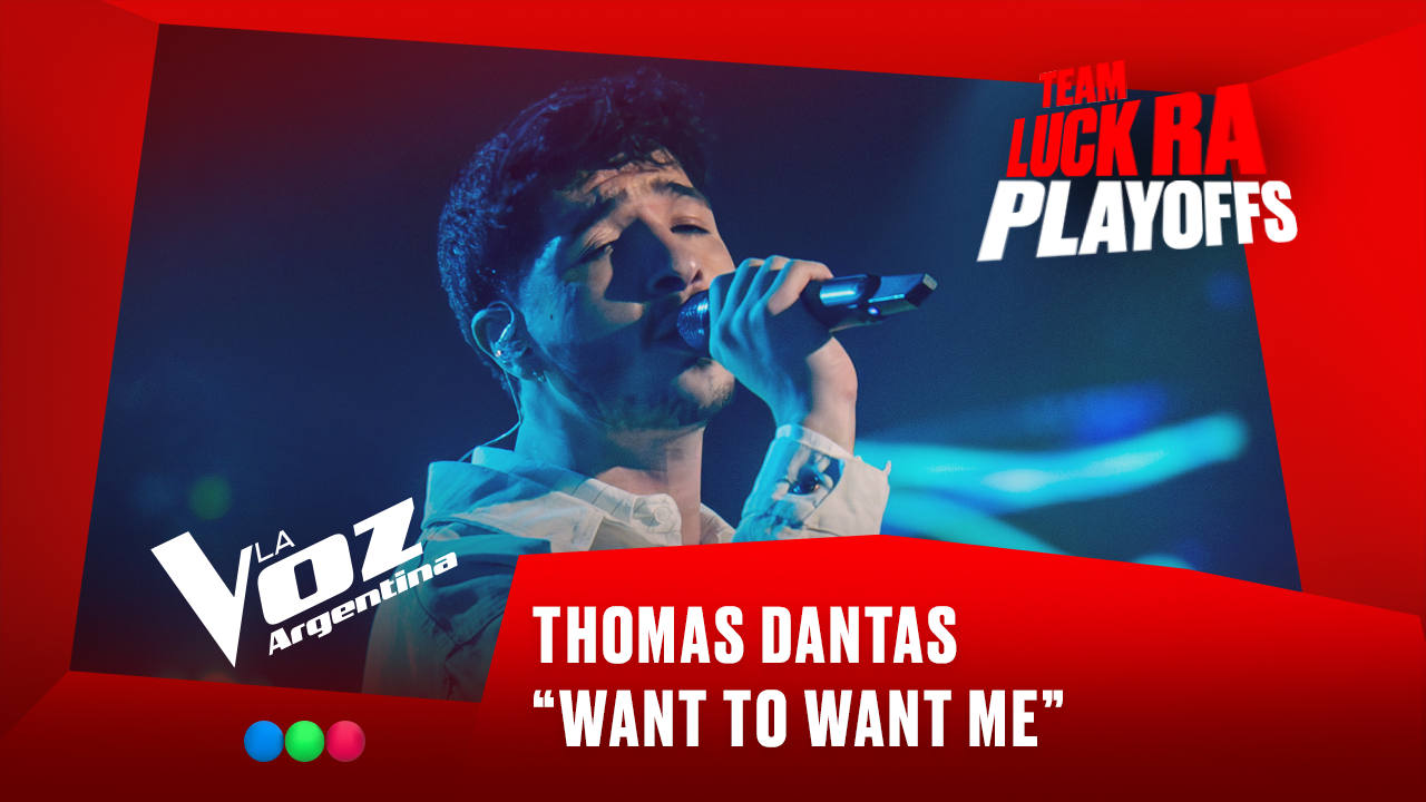Thomas Dantas - “Want to want me” - Team Luck Ra - Playoffs - La Voz Argentina 2025 | Playoffs 2025