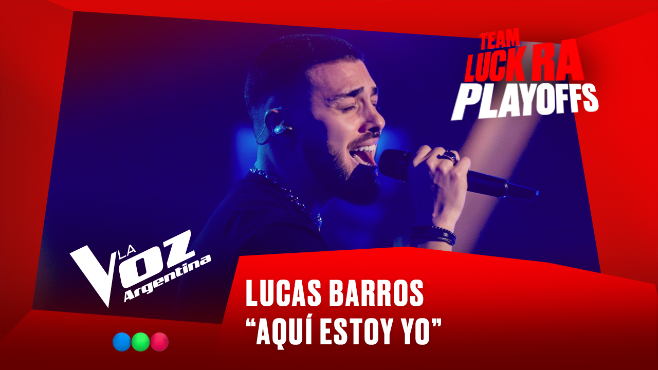 Lucas Barros - “Aquí estoy yo” - Team Luck Ra - Playoffs - La Voz Argentina 2025 | Playoffs 2025