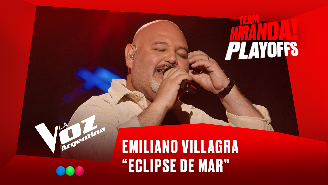 Emiliano Villagra - “Eclipse de mar” - Team Miranda! - Playoffs - La Voz Argentina 2025 | Playoffs 2025