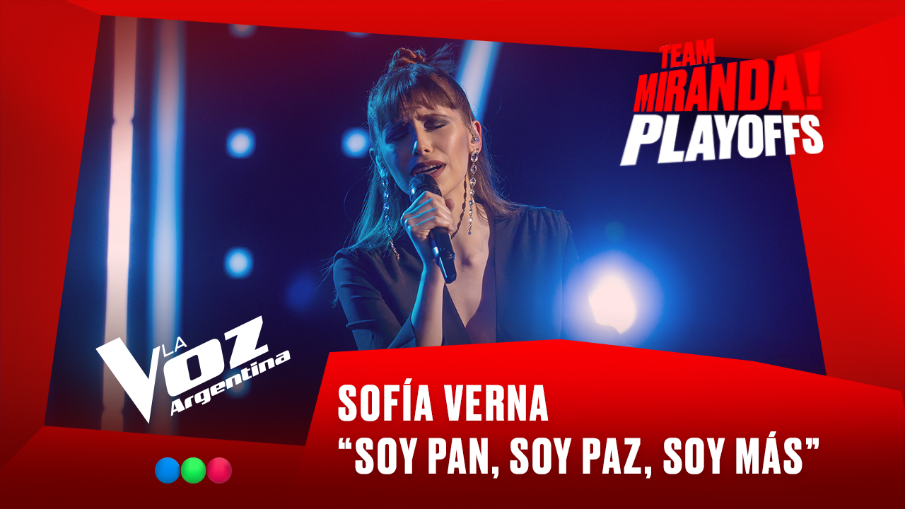 Sofía Verna - “Soy pan, soy paz, soy más” - Team Miranda! - Playoffs - La Voz Argentina 2025 | Playoffs 2025