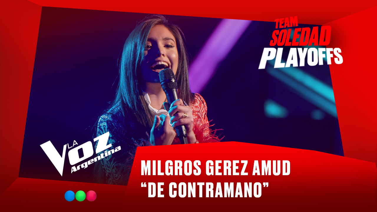 Milagros Gerez Amud - “De contramano” - Team Soledad - Playoffs - La Voz Argentina 2025 | Playoffs 2025