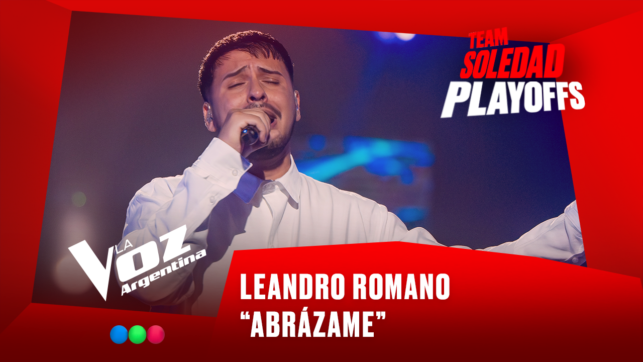 Leandro Romano - “Abrázame” - Team Soledad - Playoffs - La Voz Argentina 2025 | Playoffs 2025