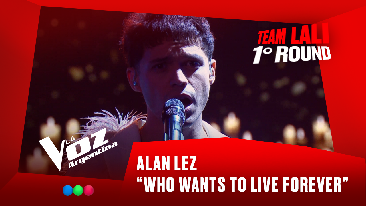 Alan Lez - "Who wants to live forever" - Team Lali - 1° Round - La Voz Argentina 2025 | Rounds 2025