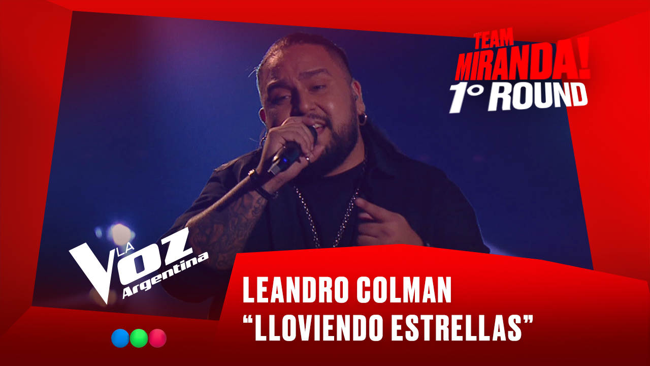 Leandro Colman - "Lloviendo estrellas" - Team Miranda! - 1° Round - La Voz Argentina 2025 | Rounds 2025