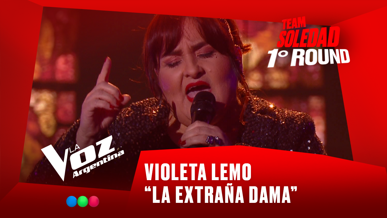 Violeta Lemo - "La extraña dama" - Team Soledad - 1° Round - La Voz Argentina 2025 | Rounds 2025