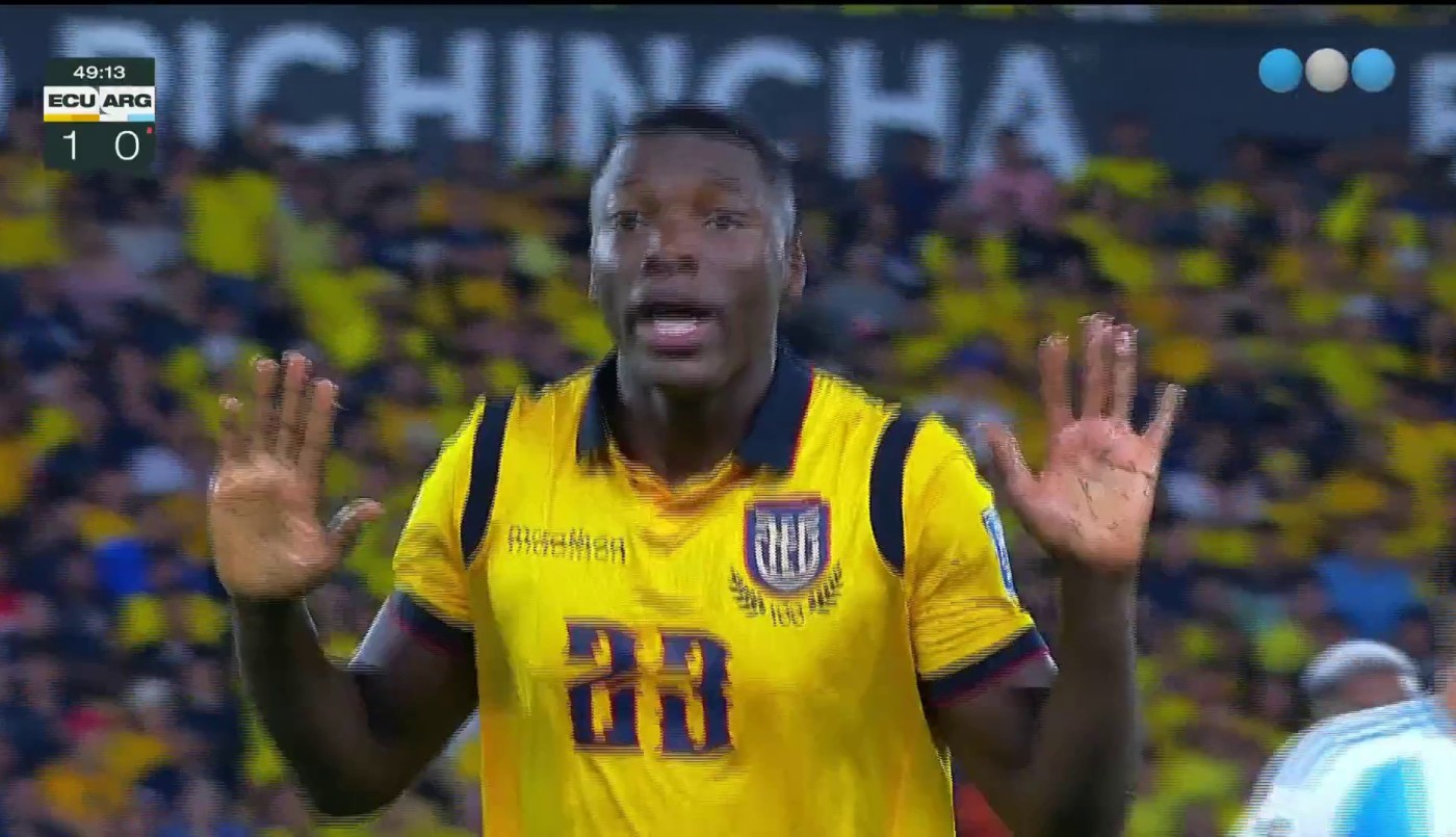 Ecuador vs. Argentina: Caicedo fue expulsado y quedaron ambos equipos con 10 jugadores | Mejores momentos