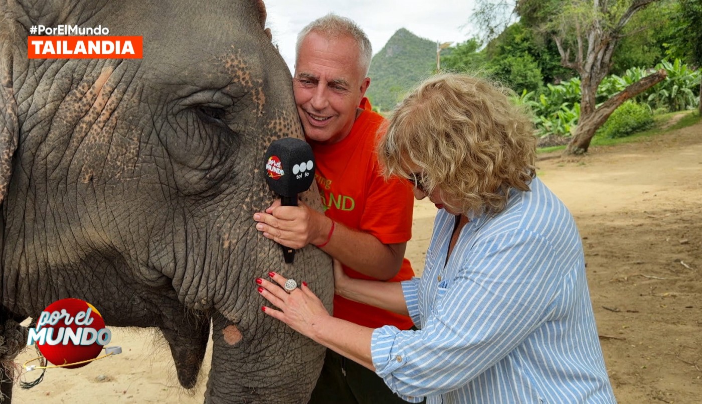 Marley y Georgina Barbarossa conocieron un santuario de elefantes rescatados | Imperdibles