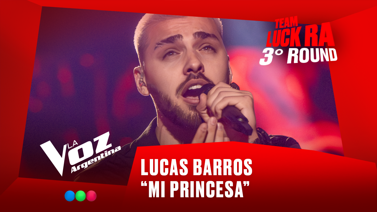 Lucas Barros - “Mi princesa” - Team Luck Ra - 3° Round - La Voz Argentina 2025 | Rounds 2025
