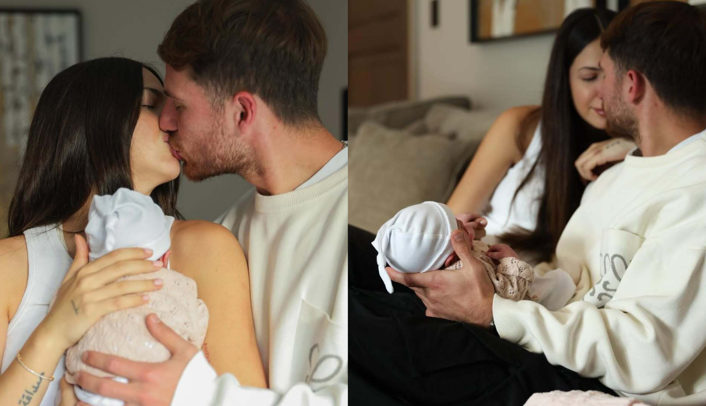 Alexis Mac Allister y Ailén Cova mostraron a Alaia por primera vez | Espectáculos