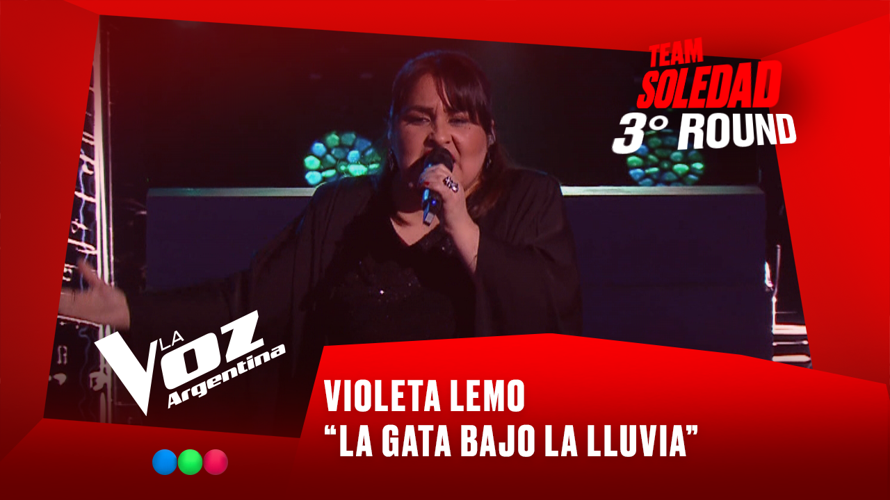 Violeta Lemo - "La gata bajo la lluvia" - Team Soledad - 3° Round - La Voz Argentina 2025 | Rounds 2025