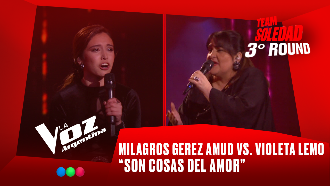 Milagros Gerez Amud vs. Violeta Lemo - "Son cosas del amor" - Team Soledad - 3° Round - La Voz Argentina 2025 | Rounds 2025