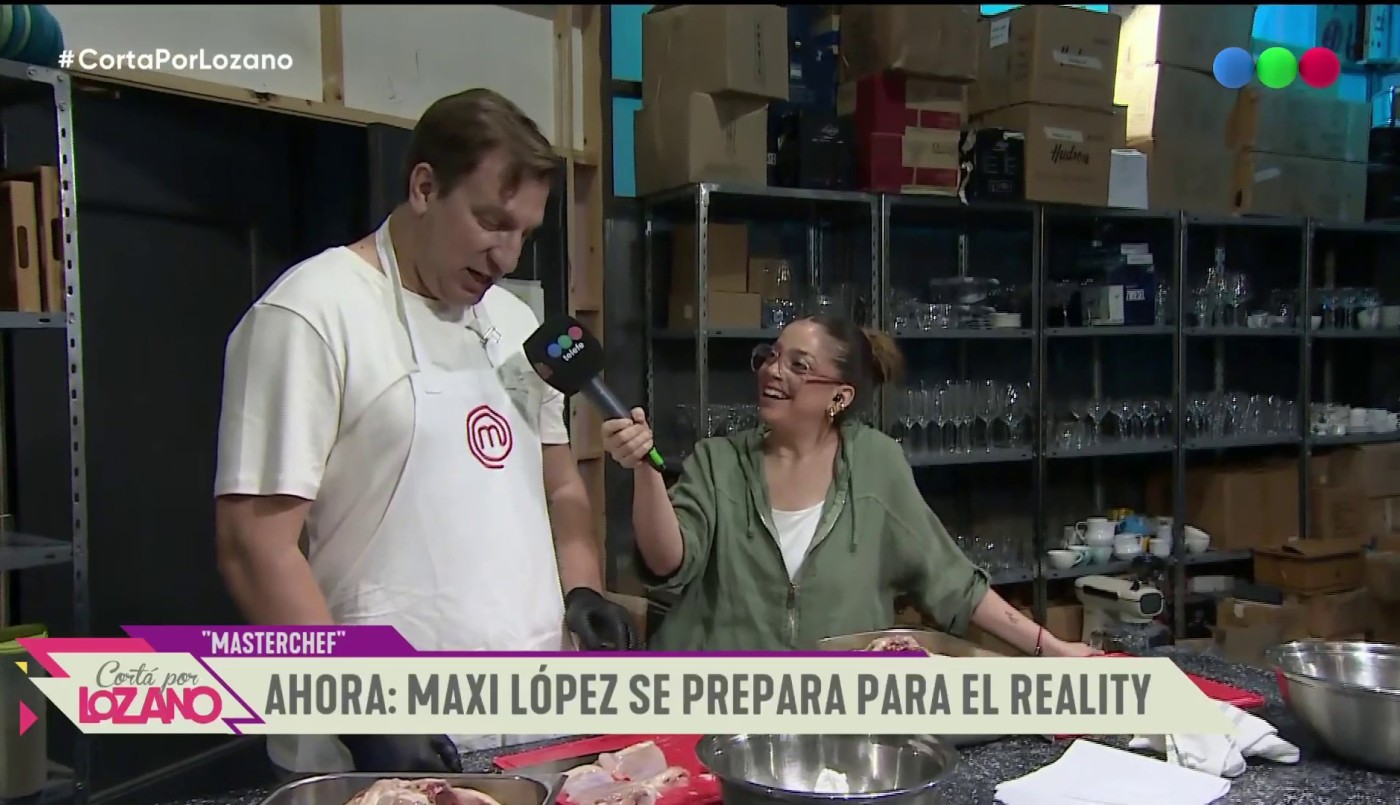 maxi lopez se prepara para masterchef celebrity | Exclusivos