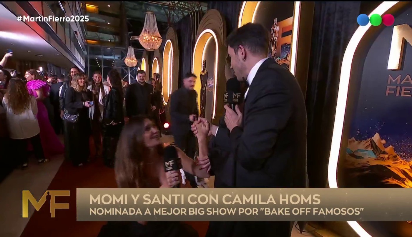 Momi Giardina sufrió una divertida caída en la alfombra roja: "Tengo una fuerte retención de líquidos" | Mejores Momentos