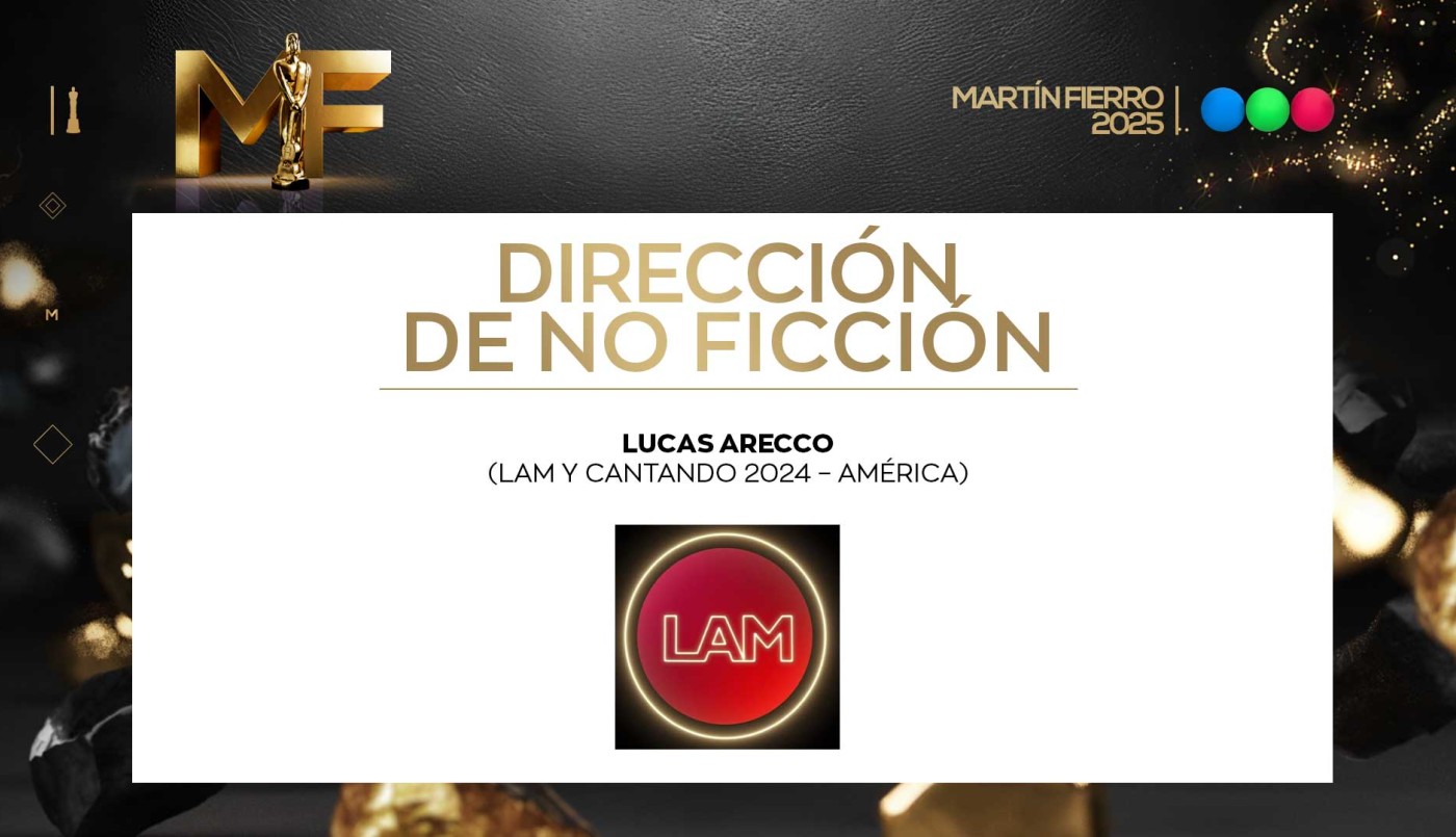 Mejor director de No Ficción: Lucas Arecco | Ganadores