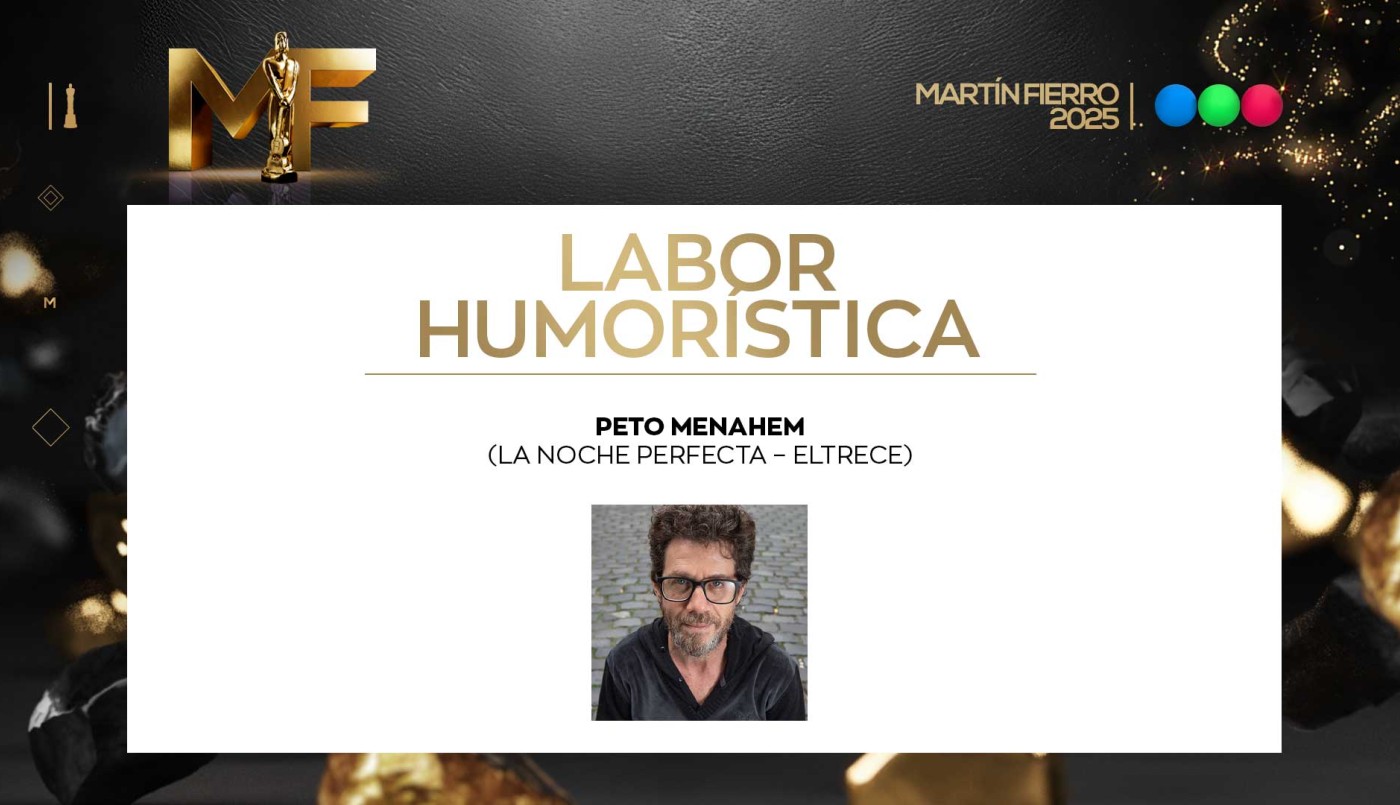 Mejor labor humorística: Peto Menahem | Ganadores