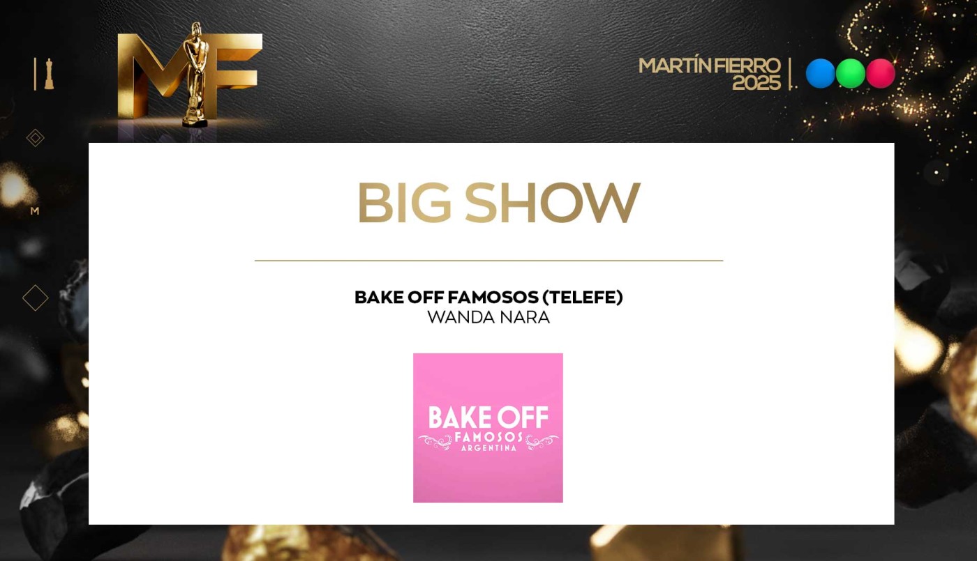 Mejor big show: Bake Off Famosos | Ganadores