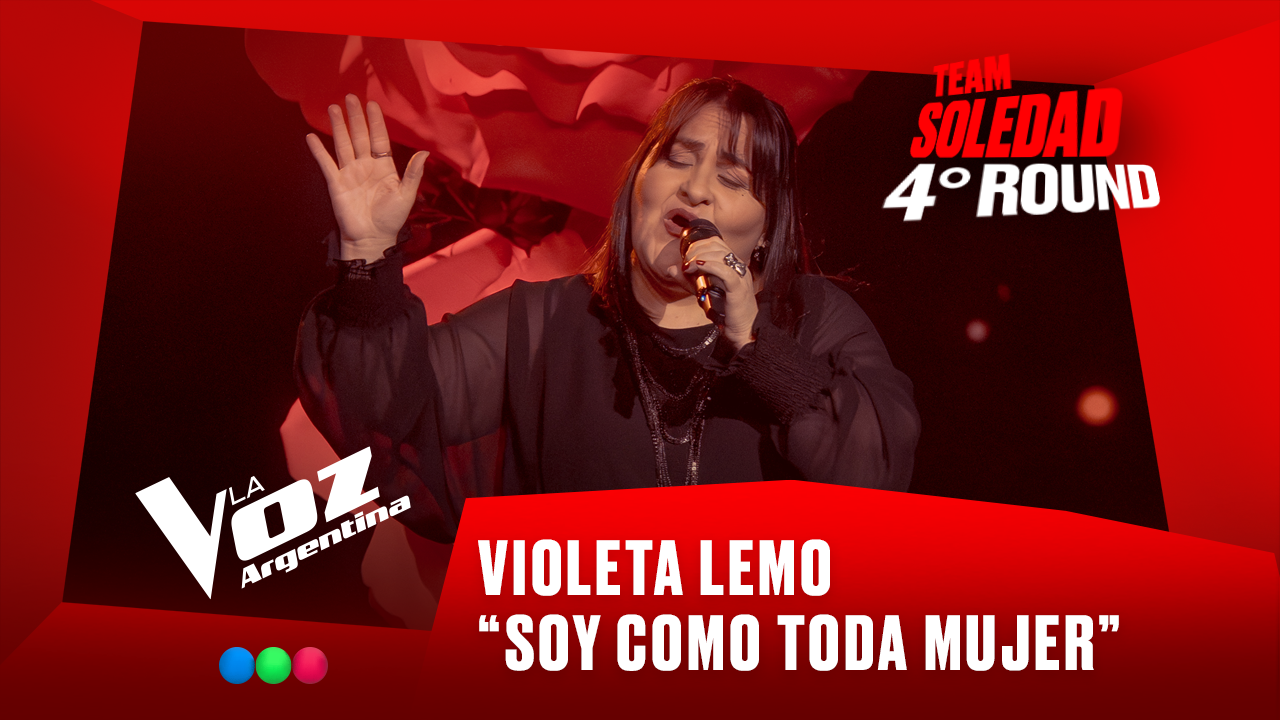 Violeta Lemo - “Soy como toda mujer” - Team Soledad - 4° Round - La Voz Argentina 2025 | Rounds 2025