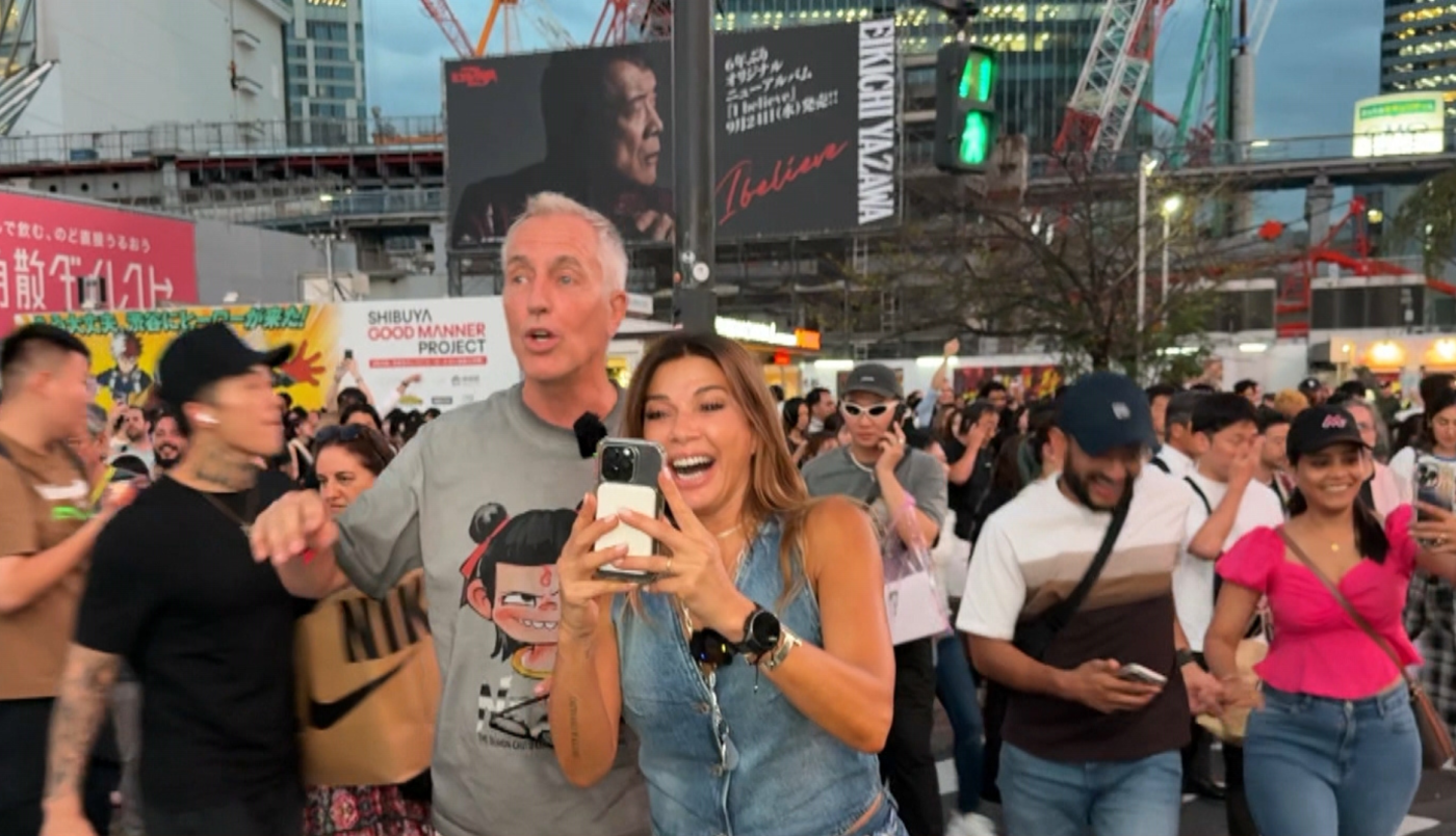 Marley y Catherine Fulop se animaron a hacer el cruce más famoso del mundo | Mejores Momentos