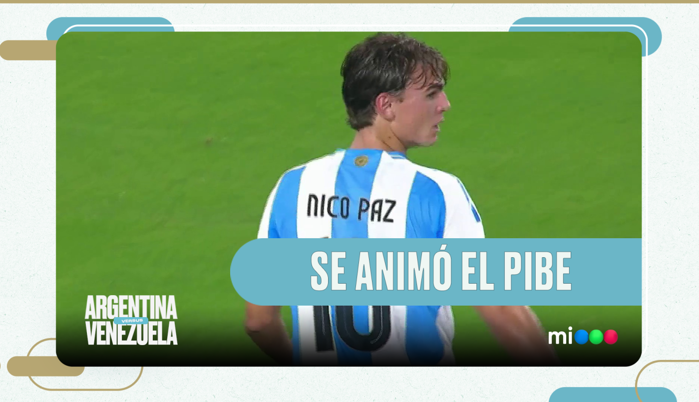 ¡Nico Paz al palo! - Argentina vs. Venezuela | Mejores momentos