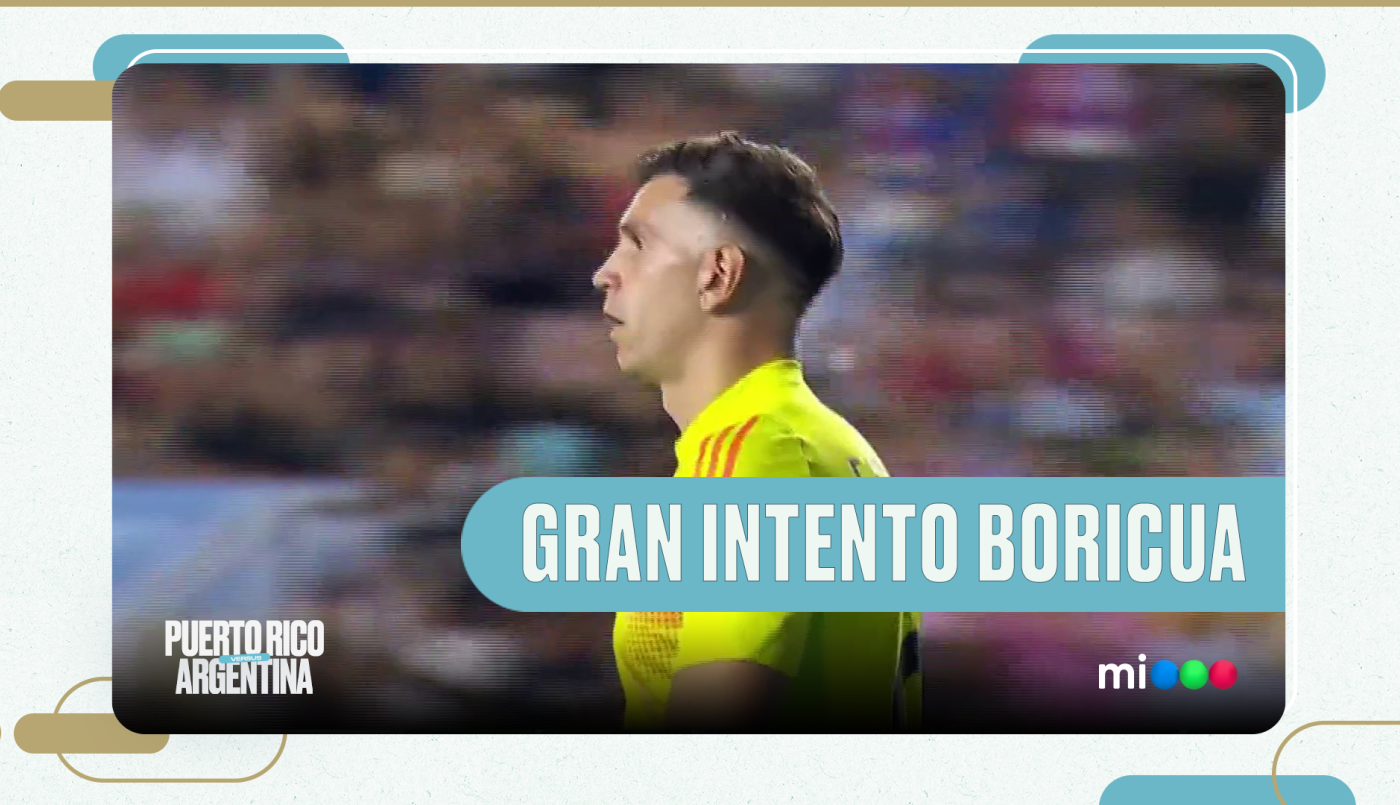 Casi le hacen un gol desde mitad de cancha a Dibu Martínez - Puerto Rico vs. Argentina | Mejores momentos