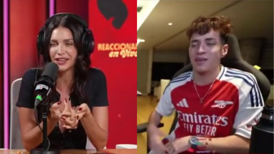 la reaccion de zaira nara y el acercamiento de bauletti | Mejores Momentos