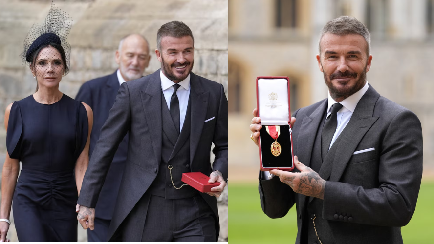 david beckam nombrado caballero por el rey de inglaterra | Espectáculos