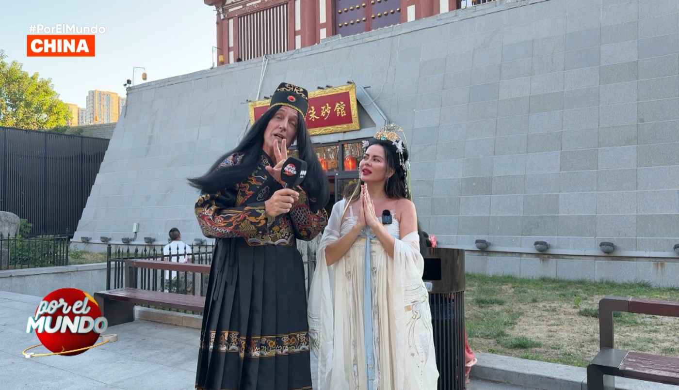 Marley y Karina Jelinek utilizaron vestimenta hanfu | Mejores Momentos