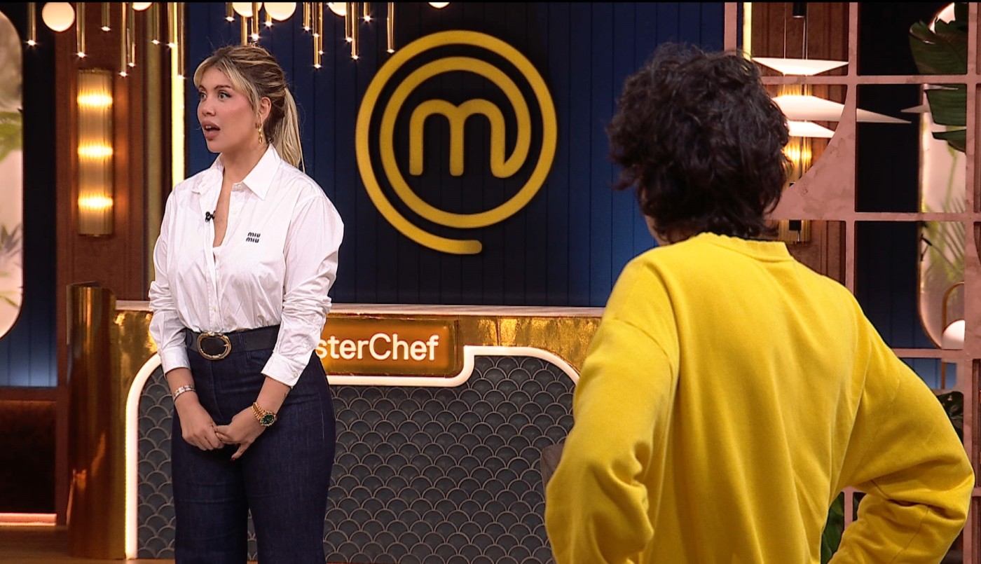 "Con lo lento que sos...": Wanda Nara chicaneó a Andy Chango en Masterchef Celebrity | Mejores Momentos