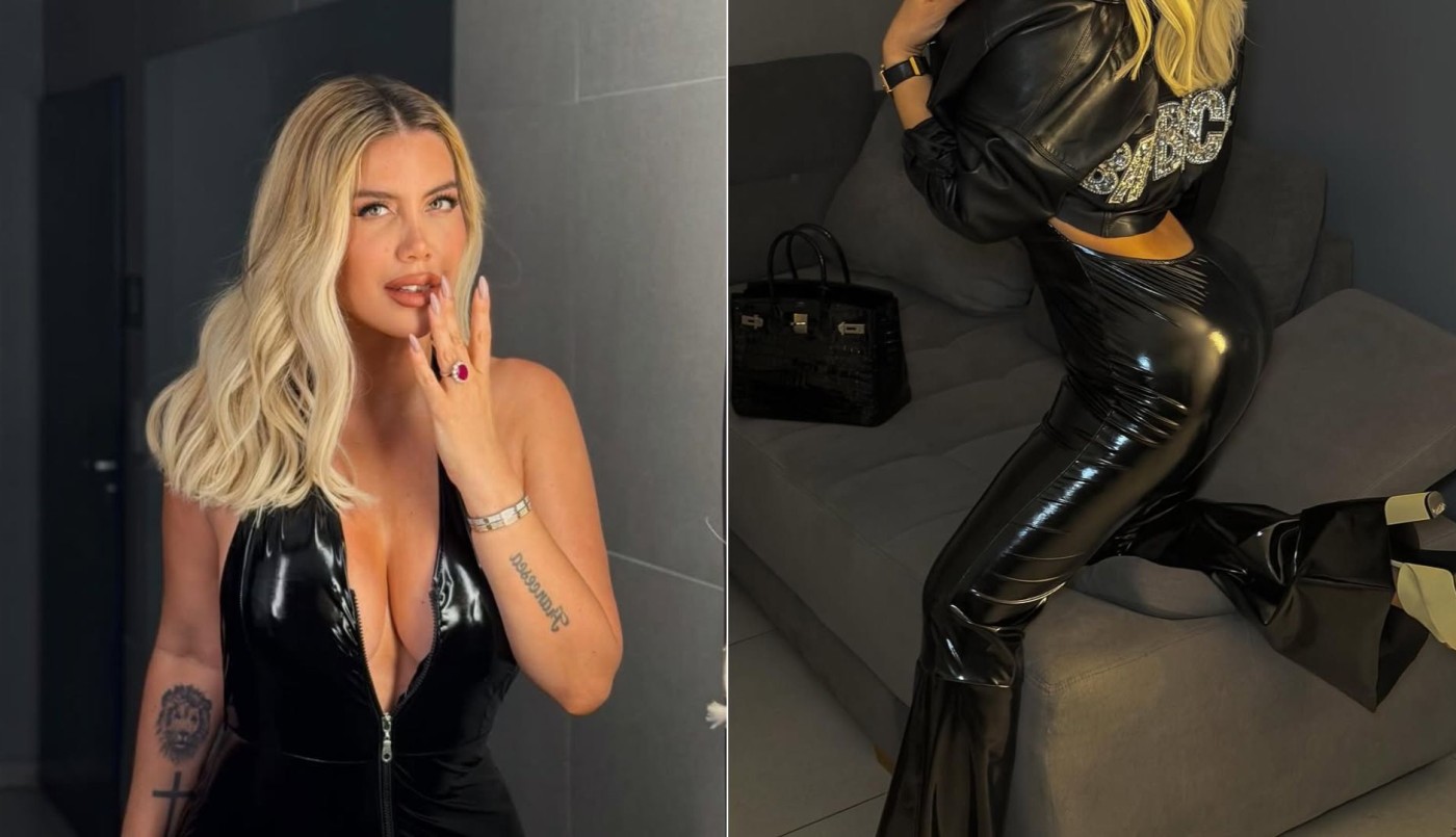 Wanda Nara deslumbró en el show de Martín Cirio con un look total black | Espectáculos
