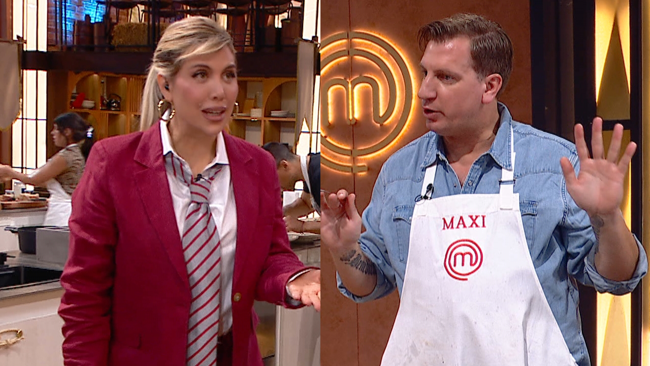 "Abrí la boquita": el pícaro cruce de Maxi López y Wanda Nara | Mejores Momentos