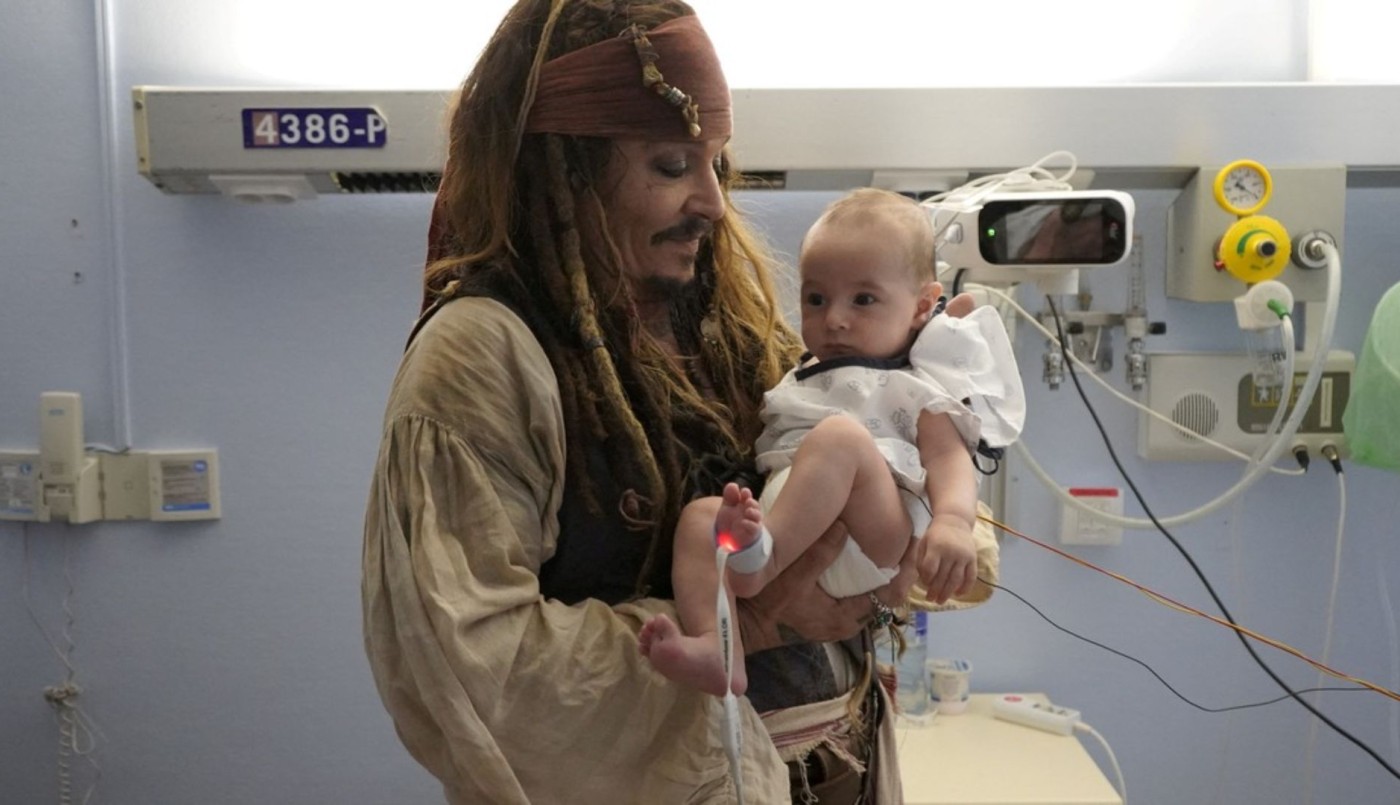 Johnny Depp reveló cómo vive sus visitas a hospitales de niños como Jack Sparrow | Exclusivos