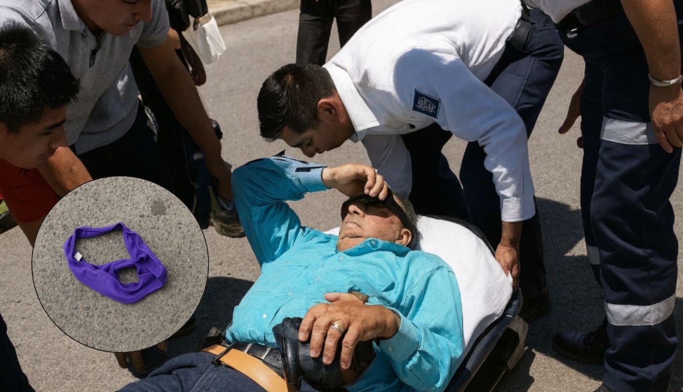 Insólito accidente en Jujuy: una bombacha voladora provocó un incidente vial | Virales