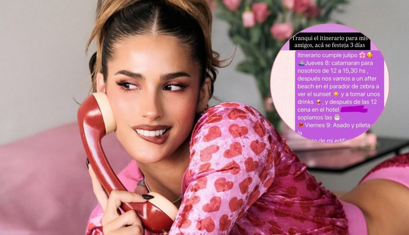 Juli Poggio celebrará su cumpleaños con una maratónica fiesta VIP de tres días | Espectáculos