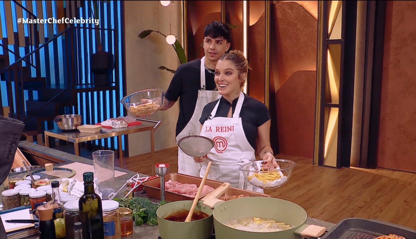 Wanda Nara metió picante en la “primera cita” de la Reini y Mernuel en Masterchef Celebrity | Mejores Momentos