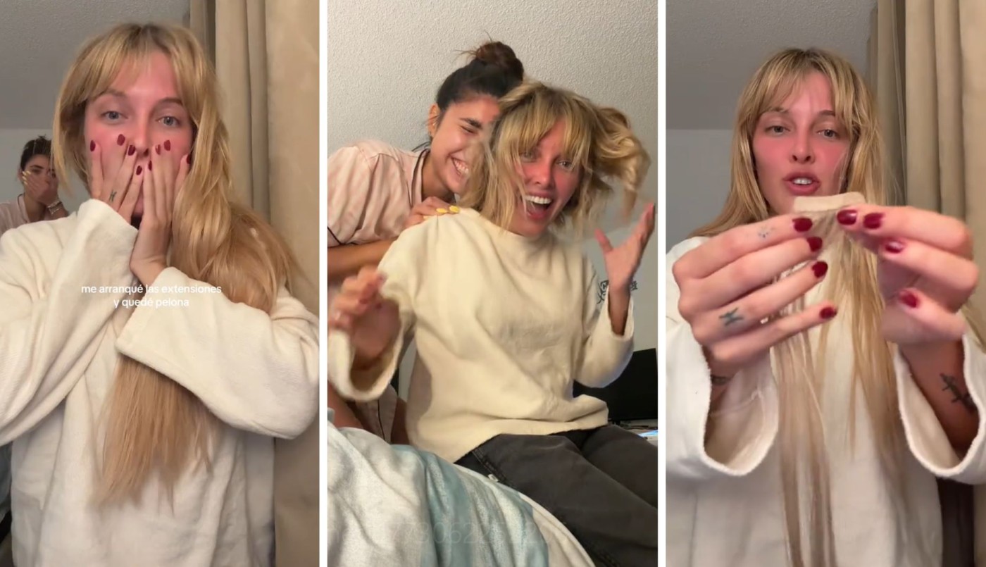 "Estoy a nada de raparme": la Reini se animó a un rotundo y casero cambio de look | Espectáculos