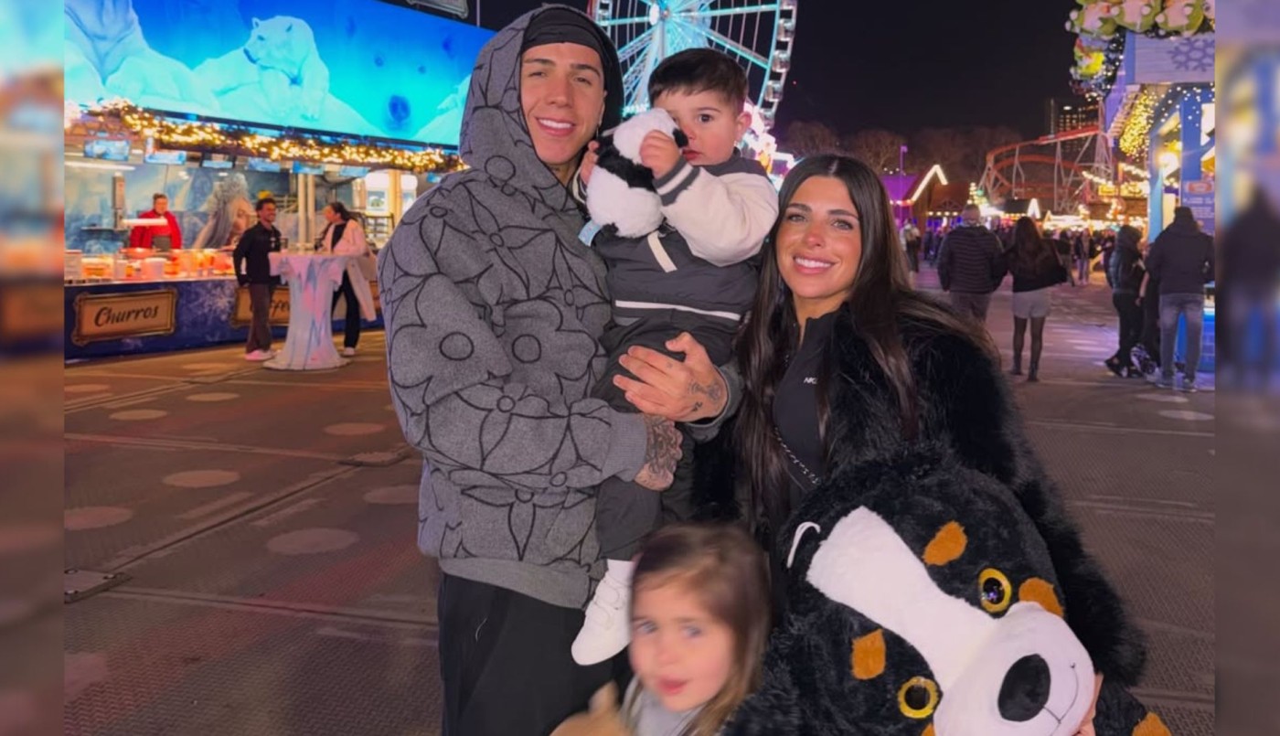 Valu Cervantes y Enzo Fernández vivieron una divertida tarde en un parque de diversiones con sus hijos | Entretenimientos