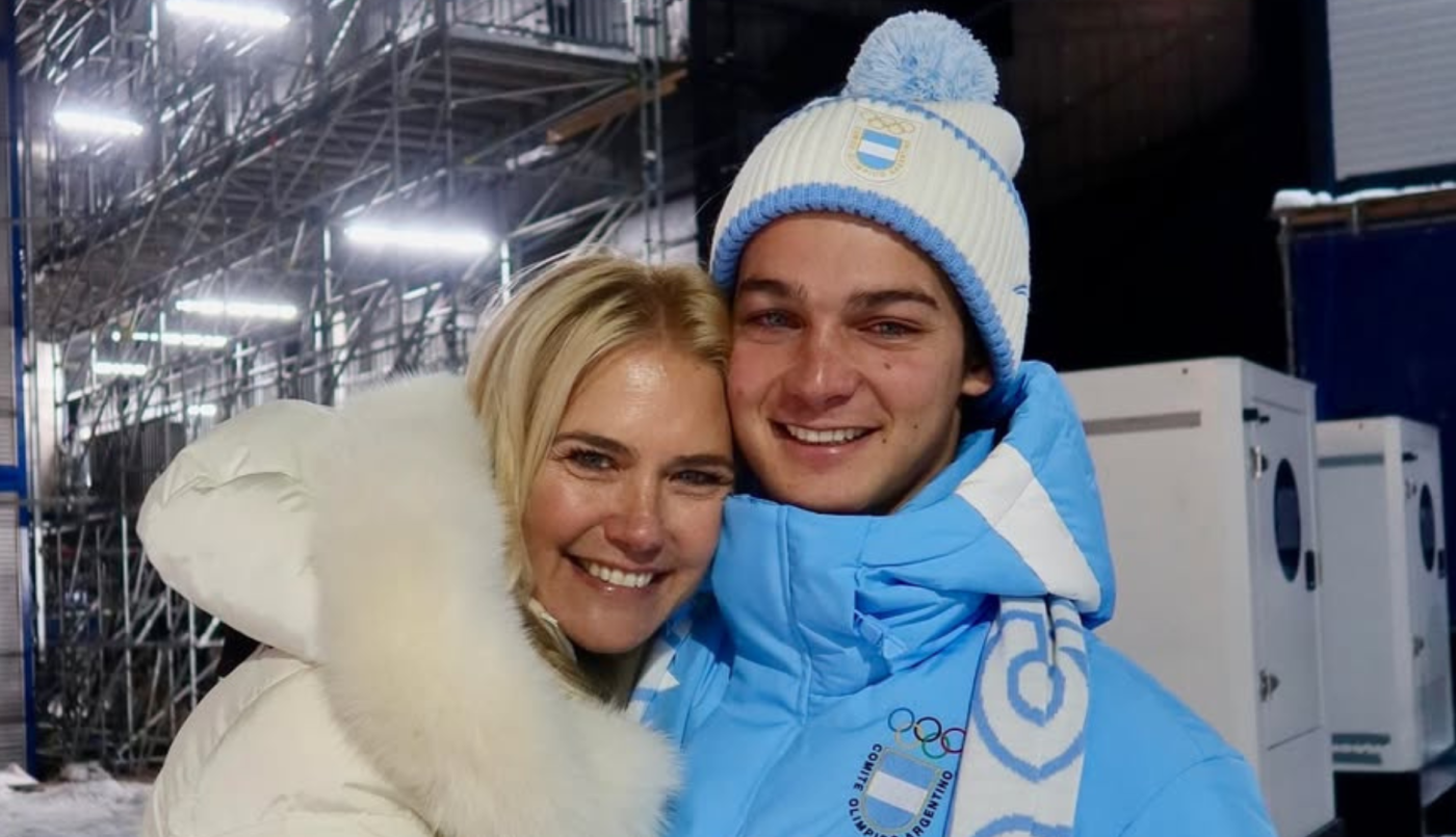 El orgullo de Valeria Mazza al acompañar a su hijo Tiziano Gravier en los Juegos Olímpicos de Invierno | Espectáculos