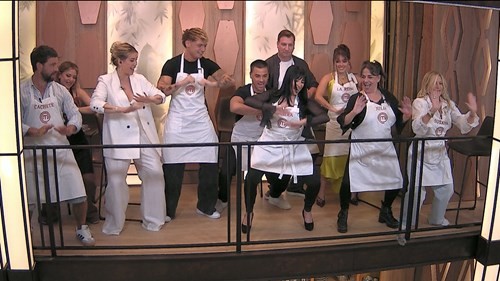 El balcón bailó "La Cachaca" durante la gala de eliminación de Masterchef Celebrity | Mejores Momentos