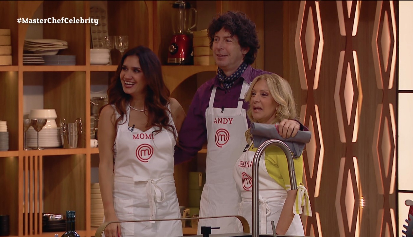 "La esposa y la amante": la divertida reacción de Susana tras tener el delantal gris junto a Momi y Andy | Mejores Momentos