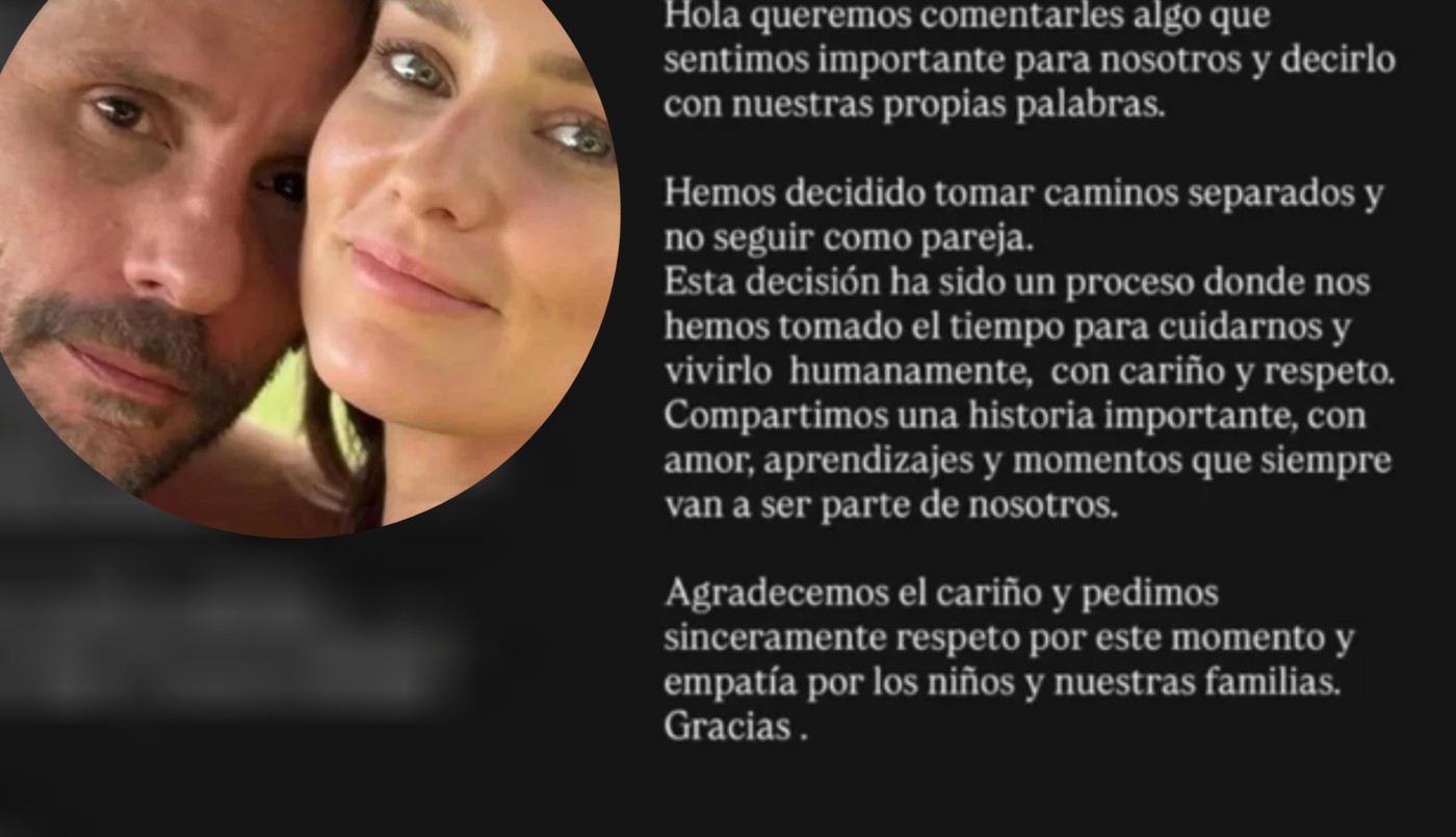 Gonzalo Valenzuela anunció su divorcio | Espectáculos