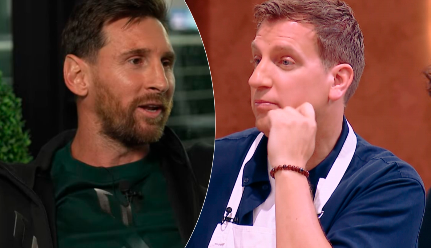 Lionel Messi mira Masterchef Celebrity: los secretos de Maxi López con él | Mejores Momentos
