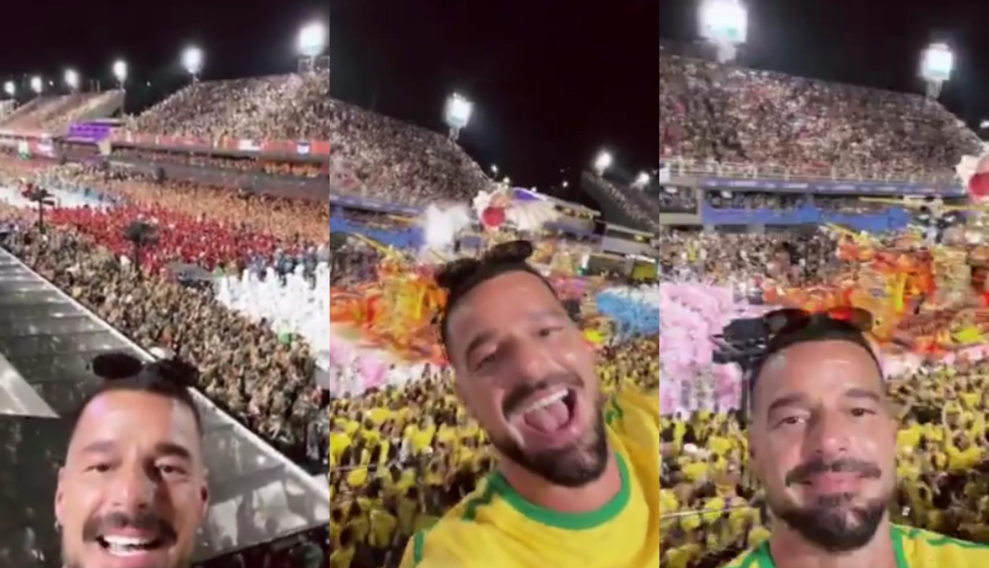 Ricky Martin sorprendió con su presencia en los carnavales en Río de Janeiro | Espectáculos