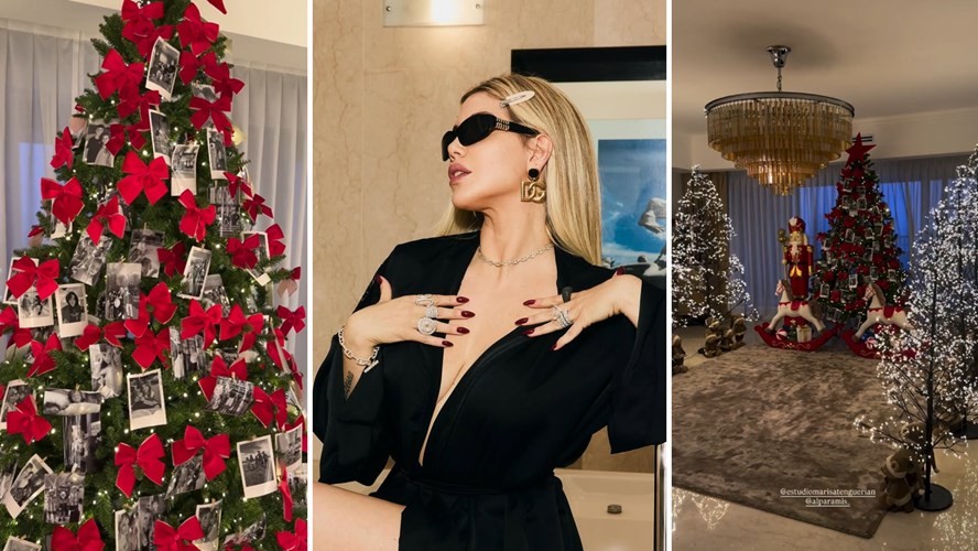 Wanda Nara mostró su impresionante decoración de Navidad: lujo y detalles únicos | Entretenimientos
