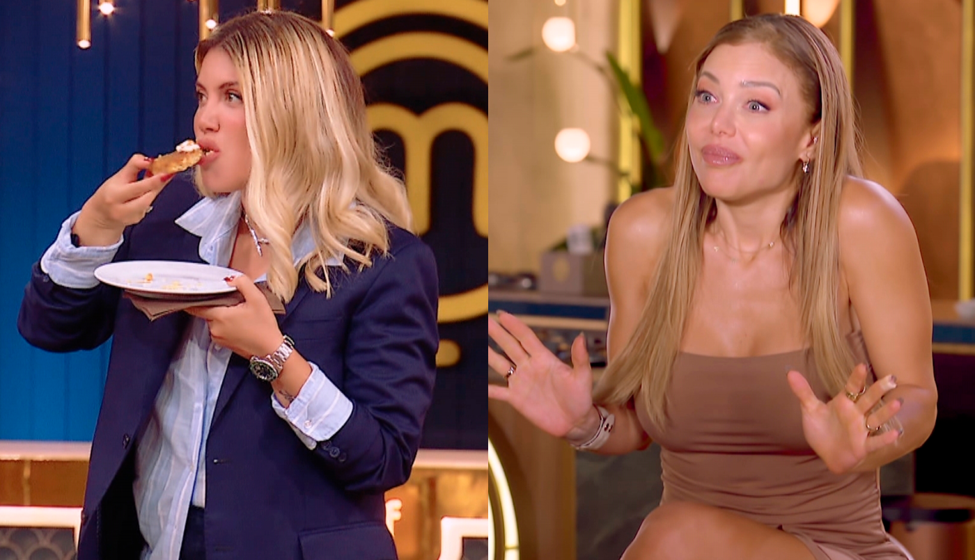 Wanda Nara dejó en shock a los chefs al sumarse como "cuarto jurado" con el postre de Evangelina Anderson | Mejores Momentos