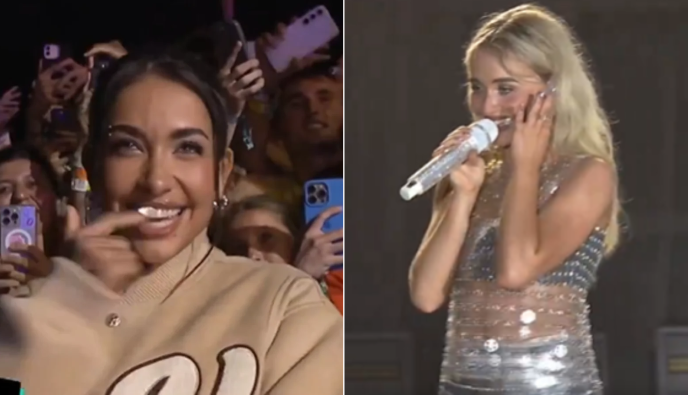 ¿Qué pasó entre Sabrina Carpenter y María Becerra? El divertido momento del "arresto" en el Lollapalooza | Espectáculos